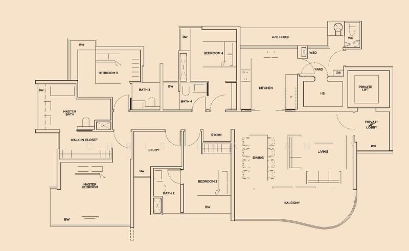 The Meyerise, 93 Meyer Road, 4 Bedrooms, 2,056 sqft, Condominium For Rent, by Christina Tan, 25286058 - PropertyGuru.com.sg