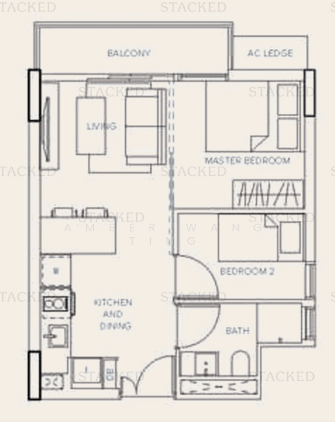 VIIO @ Balestier, 520 Balestier Road, 1 Bedroom, 474 sqft, Apartment For Rent, by Amber Wang Ting, 25287180 - PropertyGuru.com.sg