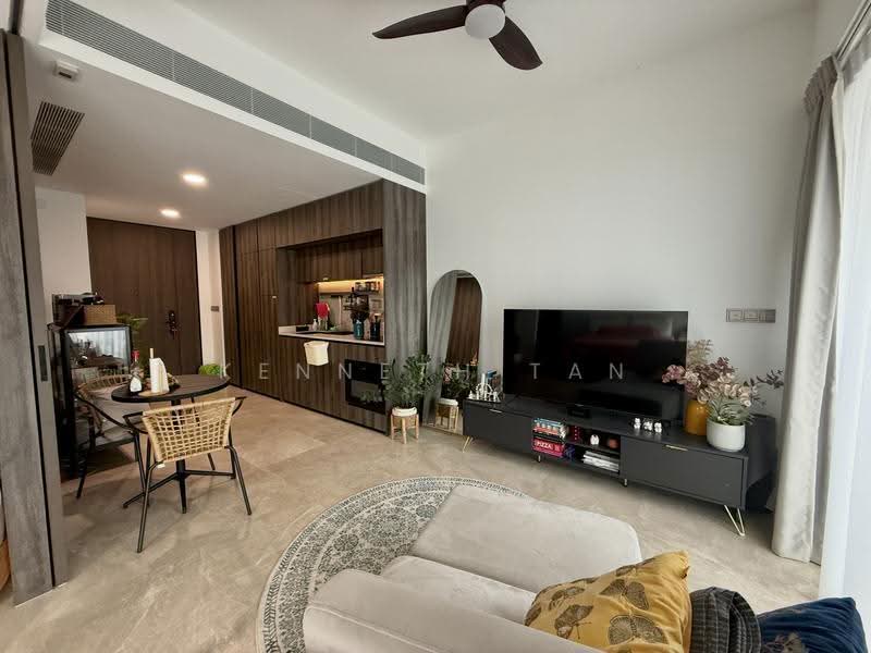 The Reef at King's Dock, 10 Harbourfront Avenue, Harbourfront / Telok Blangah, 1 Bedroom, 484 sqft, Condominium For Rent, by Kenneth Tan, 25288361 - Living Room - PropertyGuru.com.sg
