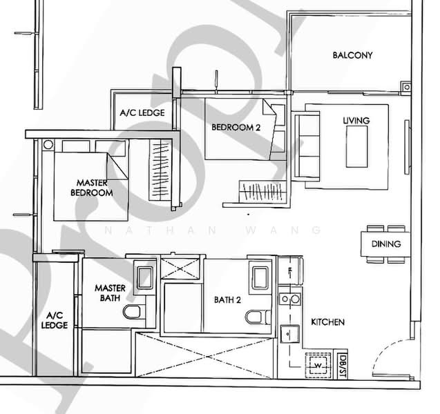 The Alps Residences, 113 Tampines Street 86, 2 Bedrooms, 700 sqft, Condominium For Rent, by Nathan Wang, 25288462 - PropertyGuru.com.sg