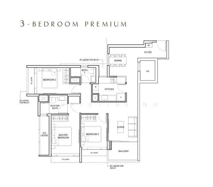 The Arcady At Boon Keng, 1037 Serangoon Road, 3 Bedrooms, 1,087 sqft, Condominium For Sale, by Christine Ng, 25293362 - PropertyGuru.com.sg