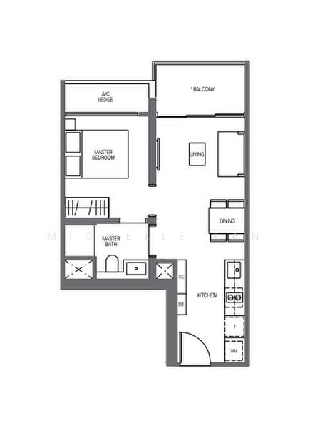 Midtown Modern, 16 Tan Quee Lan Street, Beach Road / Bugis / Rochor, 1 Bedroom, 474 sqft, Condominium For Sale, by Michelle Tan, 25293692 - PropertyGuru.com.sg