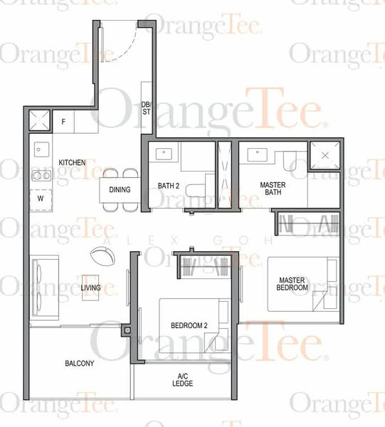 Park Colonial, 10 Woodleigh Lane, 2 Bedrooms, 678 sqft, Condominium For Rent, by Alex Goh, 25295723 - PropertyGuru.com.sg