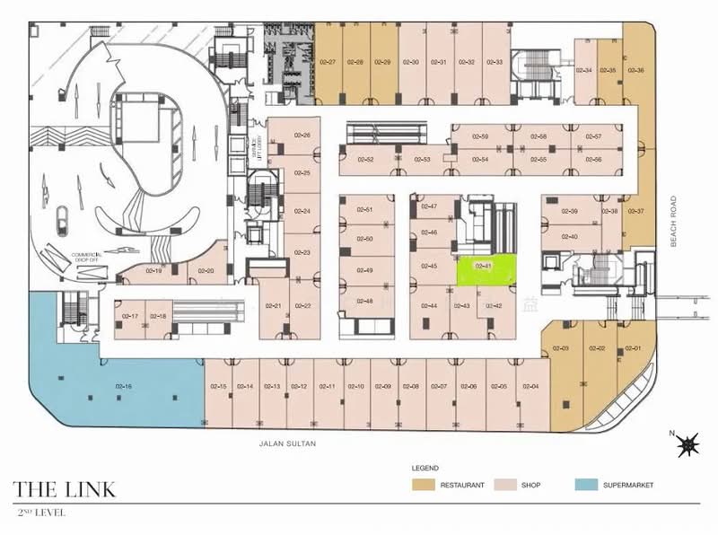 City Gate, 371 Beach Road, 484 sqft, Mall Shop For Sale, by J.A. Goh 吴永益, 25299432 - CommercialGuru.com.sg
