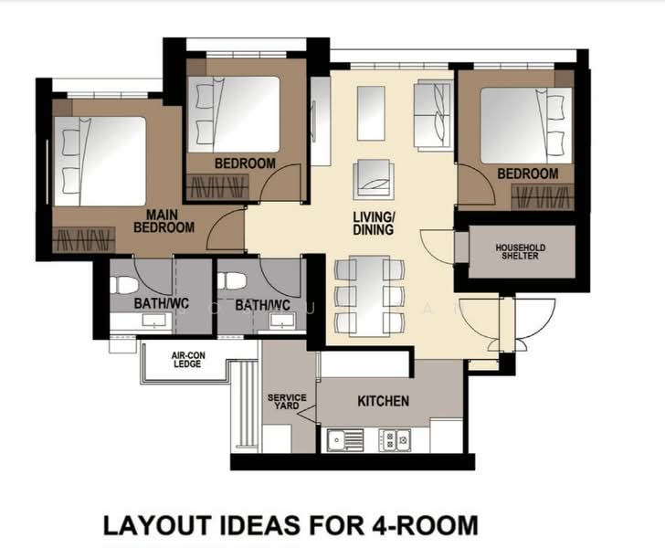 96 Dawson Road, 96 Dawson Road, 3 Bedrooms, 893 sqft, HDB Flat For Rent, by Joshua Tan, 25302291 - PropertyGuru.com.sg