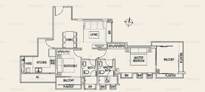 Stillz Residence, 15 Lorong 108 Changi, 2 Bedrooms, 1,012 sqft, Apartment For Rent, by Edwin Kheng, 25304057 - PropertyGuru.com.sg