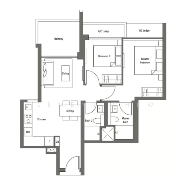 Principal Garden, 97 Prince Charles Crescent, 2 Bedrooms, 797 sqft, Condominium For Rent, by Clement Chew, 25305478 - PropertyGuru.com.sg