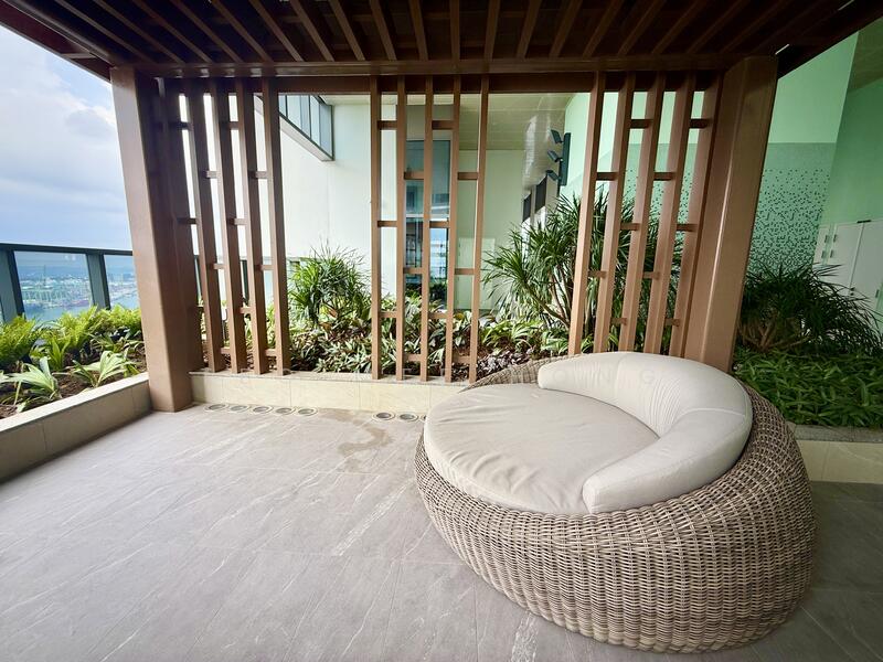 Cool sofa for a cool look out