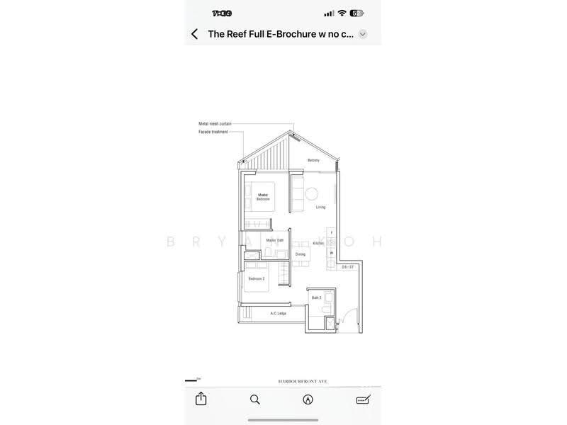 The Reef at King's Dock, 6 Harbourfront Avenue, Harbourfront / Telok Blangah, 2 Bedrooms, 721 sqft, Condominium For Sale, by Bryan Koh, 25307034 - PropertyGuru.com.sg