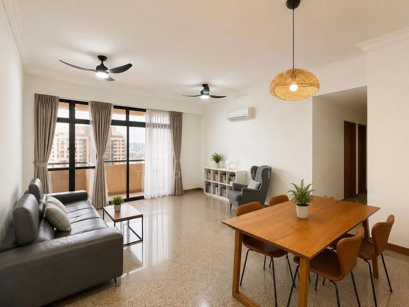 Dover Parkview, 32 Dover Rise, Buona Vista / West Coast / Clementi New Town, 3 Bedrooms, 1,249 sqft, Condominium For Rent, by Clifton Ching, 25307061 - Living Room - PropertyGuru.com.sg