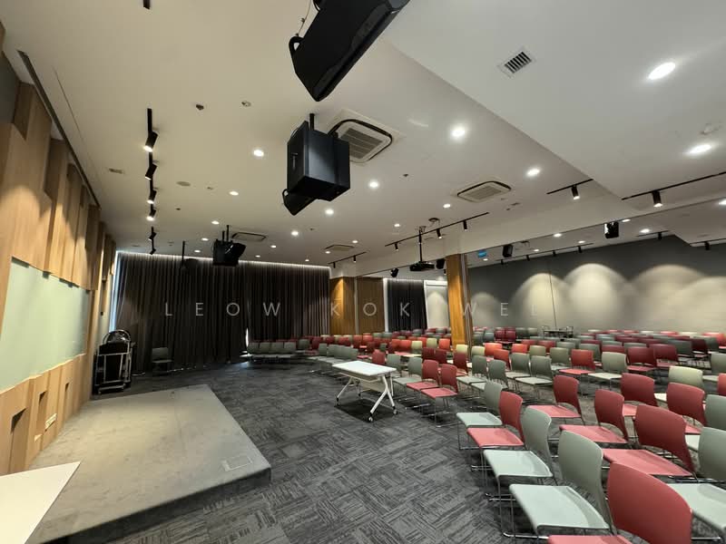 Fitted office with workstations / rooms / furniture auditorium opposite mrt, , 10,300 sqft, Light Industrial (B1) For Rent, by Leow Kok Wee, 25309224 - CommercialGuru.com.sg