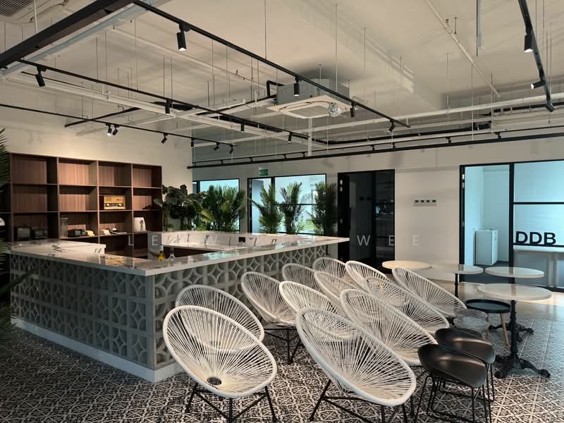 Fitted office with workstations / rooms / furniture auditorium opposite mrt, , 10,300 sqft, Light Industrial (B1) For Rent, by Leow Kok Wee, 25309224 - CommercialGuru.com.sg