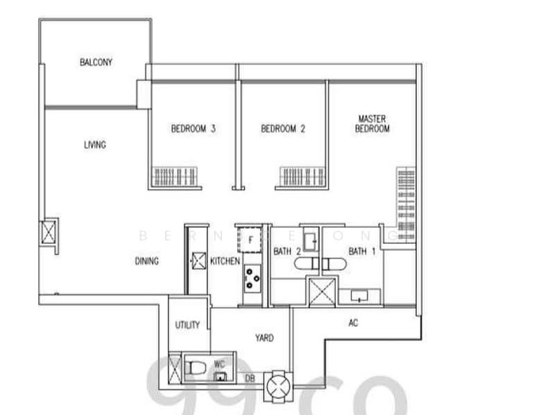 Wandervale, 351 Choa Chu Kang Avenue 3, 3 Bedrooms, 1,098 sqft, Executive Condominium For Rent, by Bernice Ong, 25313009 - PropertyGuru.com.sg