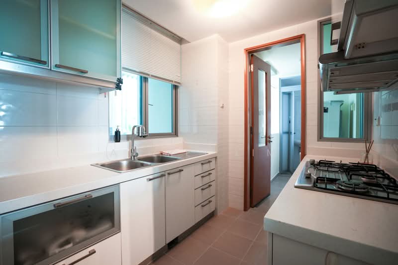 Caribbean at Keppel Bay, 20 Keppel Bay Drive, 3 Bedrooms, 1,560 sqft, Condominium For Rent, by Audrey Lim, 25313926 - Kitchen to Yard - PropertyGuru.com.sg