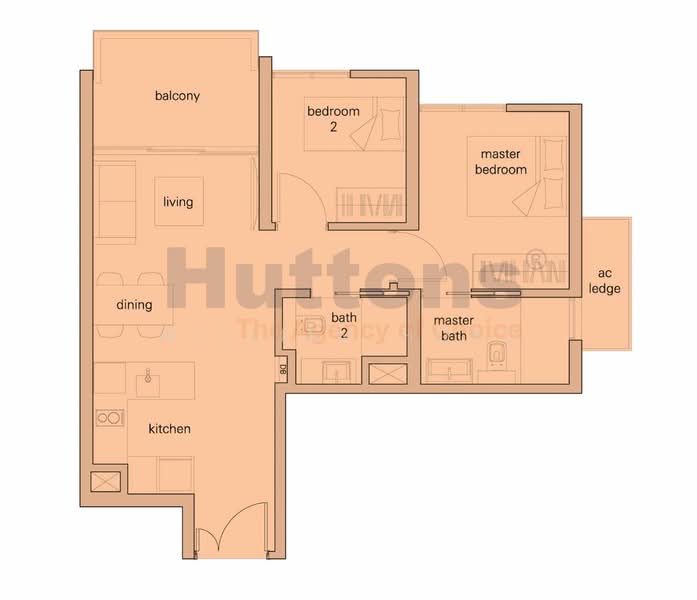 The Panorama, 10 Ang Mo Kio Ave 2, 2 Bedrooms, 700 sqft, Condominium For Rent, by William Hong, 25314027 - PropertyGuru.com.sg