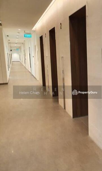 Woods Square, 8 Woodlands Square, 560 sqft, Office For Sale, by Helen Chan, 25314836 - Corridor Passage Way Accessing to Lift & Washroom - CommercialGuru.com.sg
