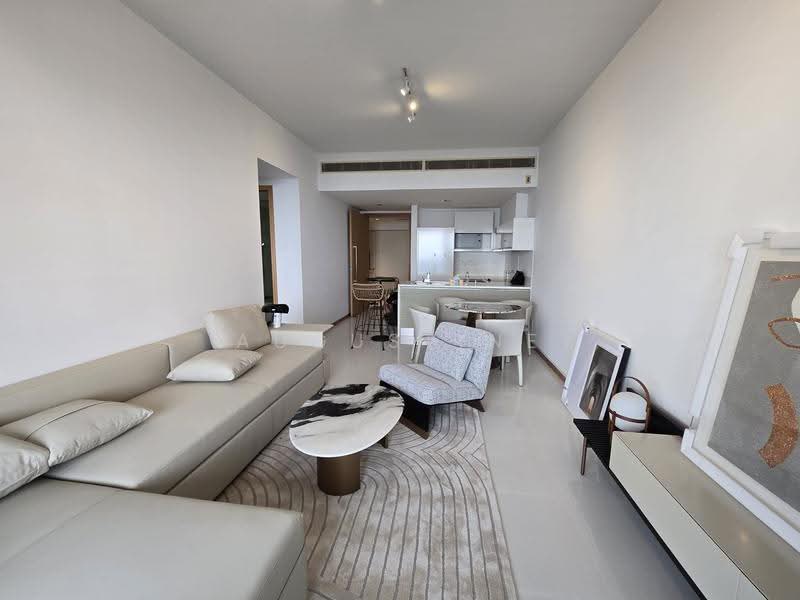 Marina Bay Residences, 18 Marina Boulevard, Boat Quay / Raffles Place / Marina, 1 Bedroom, 732 sqft, Condominium For Rent, by Augustine Tan, 25315104 - Living Room - PropertyGuru.com.sg