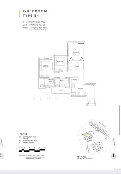 One Holland Village Residences, 1 Holland Village Way, 2 Bedrooms, 829 sqft, Condominium For Rent, by Chew Jennifer, 25318687 - PropertyGuru.com.sg