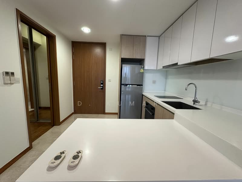 Watertown, 69 Punggol Central, 1 Bedroom, 527 sqft, Condominium For Rent, by D. Kumar, 25319259 - Kitchen area with table top - PropertyGuru.com.sg