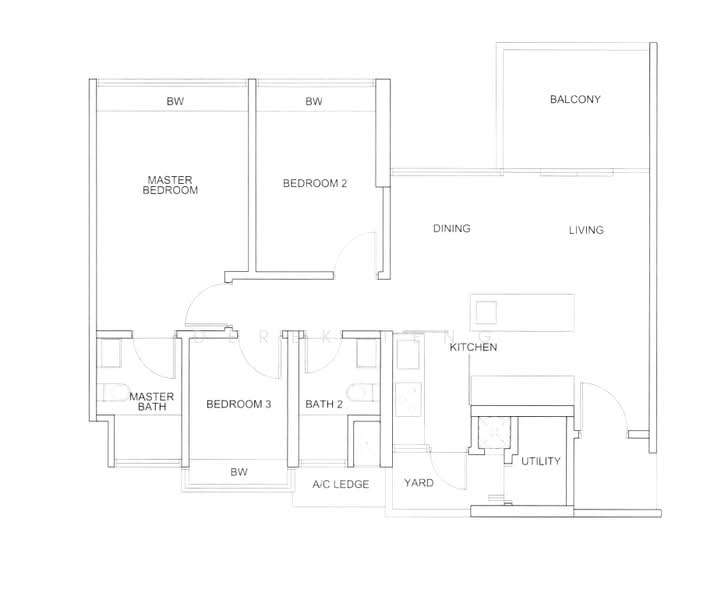Centro Residences, 59 Ang Mo Kio Avenue 8, Ang Mo Kio / Bishan / Thomson, 3 Bedrooms, 1,001 sqft, Condominium For Rent, by Derek Teng, 25320100 - PropertyGuru.com.sg