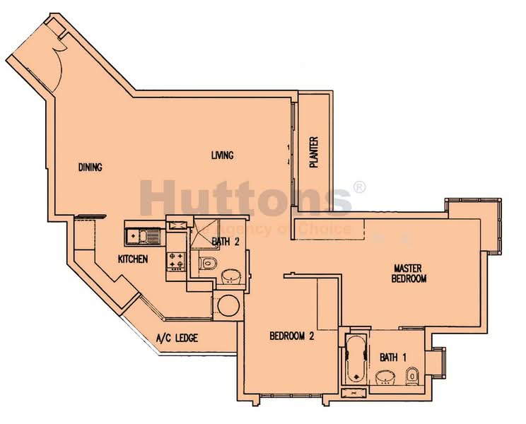 Robertson 100, 100 Robertson Quay, 2 Bedrooms, 893 sqft, Apartment For Rent, by Tiffany Tao 陶虹, 25320744 - PropertyGuru.com.sg