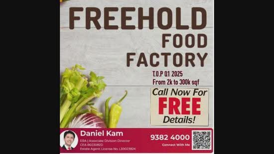 ✨✨✨✨✨Food Factory, Undervalued 2k to 400ksqf Coldroom central kitchen, Boon Lay / Jurong / Tuas, 3 Bedrooms, 50,000 sqft, Detached House For Sale, by Daniel Kam 甘囯財, 25321407 - PropertyGuru.com.sg