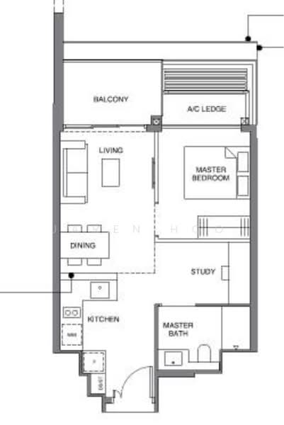Leedon Green, 28 Leedon Heights, 1 Bedroom, 538 sqft, Condominium For Rent, by Jaren Hoo, 25323211 - PropertyGuru.com.sg