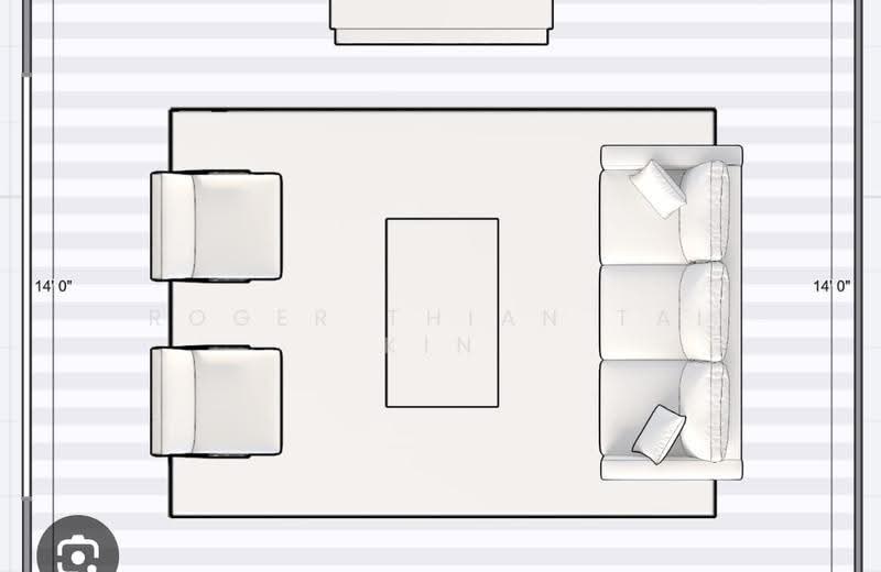 Boathouse Residences, 33 Upper Serangoon View, Hougang / Punggol / Sengkang, 2 Bedrooms, 710 sqft, Condominium For Rent, by Roger TTK, 25323296 - Floor plan for illustration only - PropertyGuru.com.sg