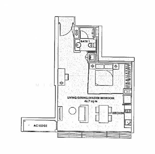 City Square Residences, 6 Kitchener Link, 1 Bedroom, 570 sqft, Condominium For Rent, by Michelle Tan, 25324095 - PropertyGuru.com.sg