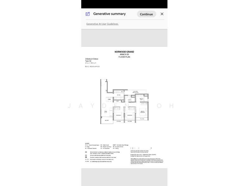 Norwood Grand, 2 Champions Way, 3 Bedrooms, 883 sqft, Condominium For Sale, by Jayden Toh, 25324598 - PropertyGuru.com.sg