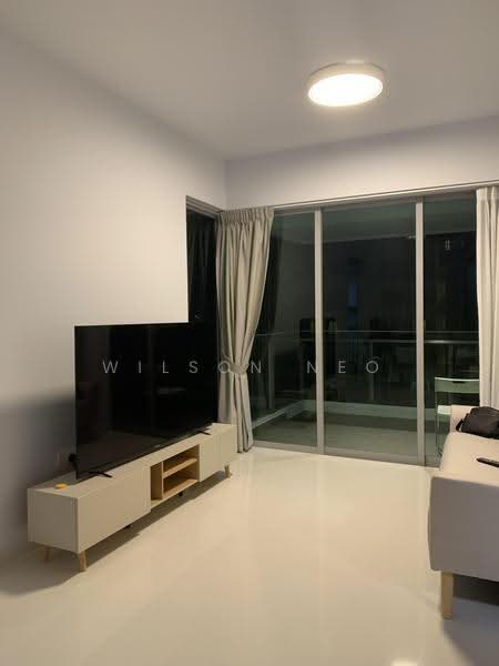 Living Room with spacious balcony space
