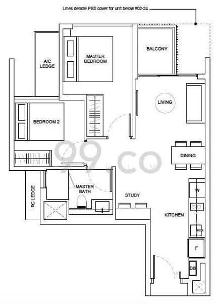 Forest Woods, Hougang / Punggol / Sengkang, 2 Bedrooms, 635 sqft, Condominium For Rent, by Hazel Lim, 25327714 - PropertyGuru.com.sg