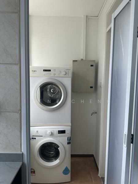 Wash area and bathroom