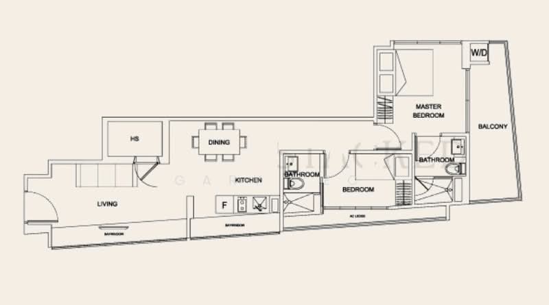Harbour Suites @ Kampong Bahru, 522 KAMPONG BAHRU ROAD, 2 Bedrooms, 753 sqft, Condominium For Rent, by Gary Yeo, 25329580 - PropertyGuru.com.sg