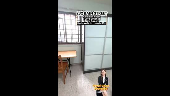 232 Bain Street, 232 Bain Street, Room Rental, 160 sqft, HDB Flat For Rent, by Carol Chen, 25329623 - PropertyGuru.com.sg
