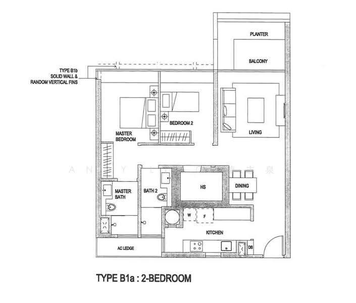 The Minton, 14A Hougang Street 11, Hougang / Punggol / Sengkang, 2 Bedrooms, 980 sqft, Condominium For Rent, by Andy Ling 凌志泉, 25330702 - PropertyGuru.com.sg