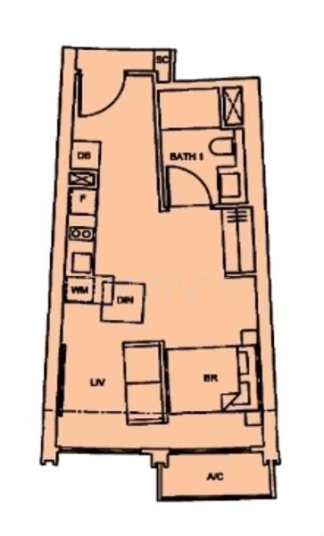 One Pearl Bank, 1 Pearl Bank, Studio, 431 sqft, Condominium For Rent, by Terence Kuek, 25330972 - PropertyGuru.com.sg