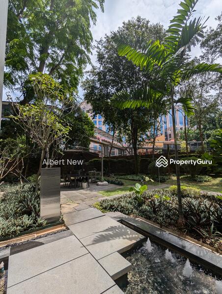 Greenery garden with BBQ facilities.