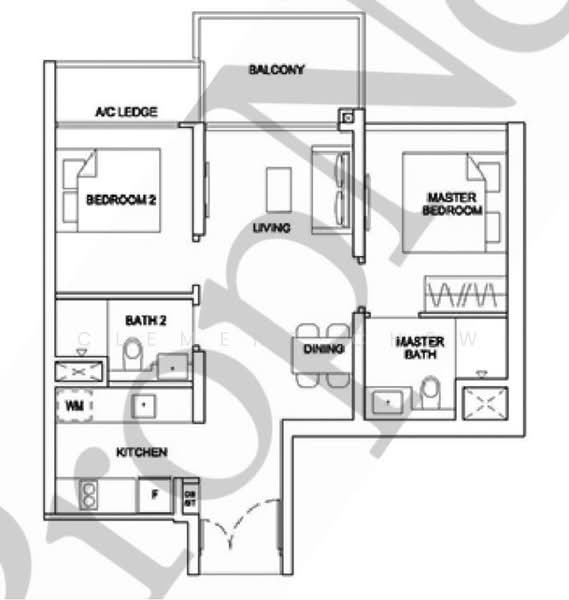 Stirling Residences, 21 Stirling Road, 2 Bedrooms, 678 sqft, Condominium For Rent, by Clement Chew, 25336600 - PropertyGuru.com.sg