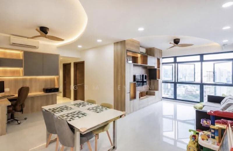 City Square Residences, 14 Kitchener Link, Farrer Park / Serangoon Rd, 3 Bedrooms, 1,216 sqft, Condominium For Sale, by Gracelyn Lim, 25337556 - Living Room - PropertyGuru.com.sg