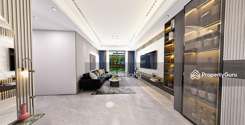 Living Room with ID Rendering