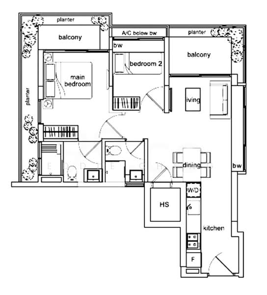 Zedge, 2 Akyab Road, 2 Bedrooms, 753 sqft, Condominium For Rent, by Eddie Cheng, 25339574 - PropertyGuru.com.sg