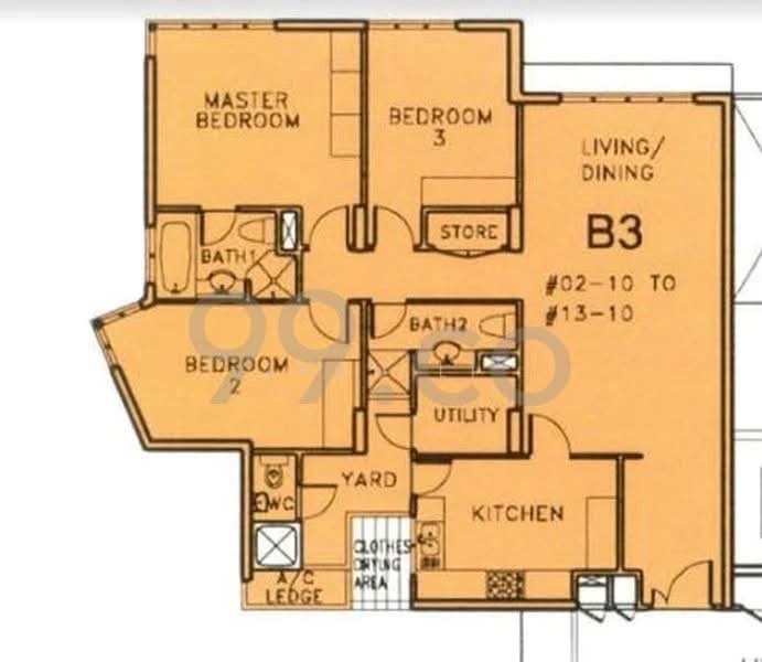 Woodsvale, 3 Woodlands Drive 72, 3 Bedrooms, 1,313 sqft, Condominium For Rent, by Zhou Li, 25341422 - PropertyGuru.com.sg