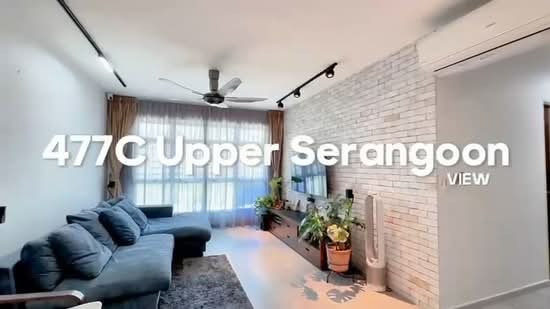 477C Upper Serangoon View, 477C Upper Serangoon View, 3 Bedrooms, 990 sqft, HDB Flat For Sale, by Gwendolyn Ow, 25342480 - PropertyGuru.com.sg