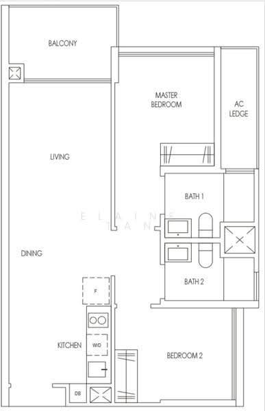 Treasure at Tampines, 57 Tampines Lane, Pasir Ris / Tampines, 2 Bedrooms, 678 sqft, Condominium For Rent, by Elaine Tan, 25342814 - PropertyGuru.com.sg