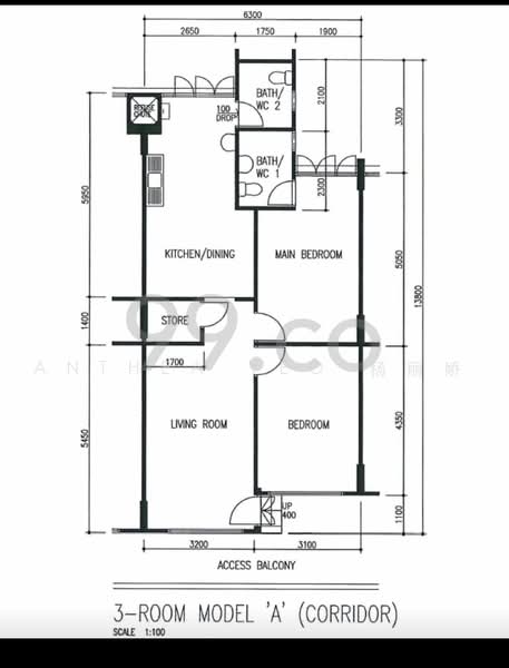 485 Jurong West Avenue 1, 485 Jurong West Avenue 1, 2 Bedrooms, 785 sqft, HDB Flat For Rent, by Anthea Yeo 杨丽娇, 25343087 - PropertyGuru.com.sg
