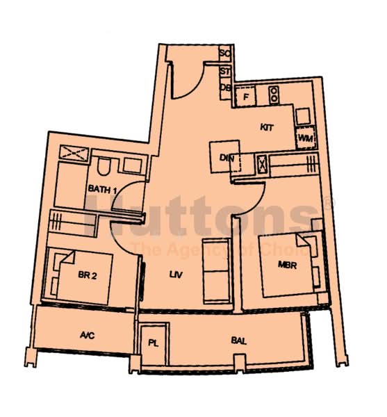 One Pearl Bank, 1 Pearl Bank, 2 Bedrooms, 700 sqft, Condominium For Rent, by Alex Yin, 25343218 - PropertyGuru.com.sg