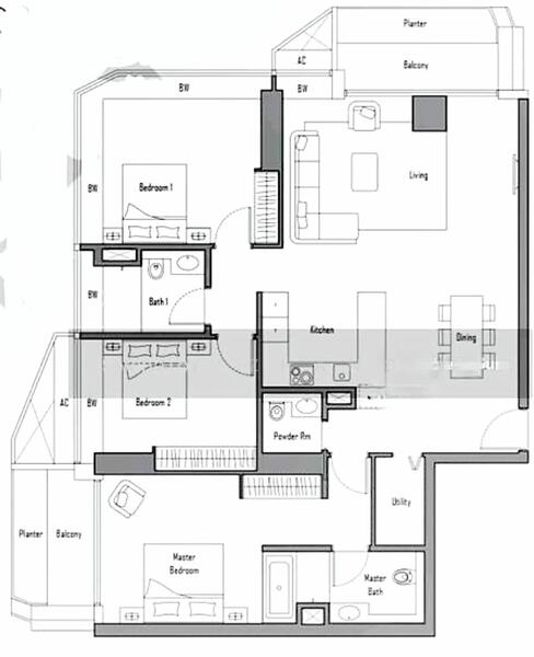 V on Shenton, 5 Shenton Way, 3 Bedrooms, 1,765 sqft, Condominium For Rent, by Ray Zhang, 25343879 - PropertyGuru.com.sg