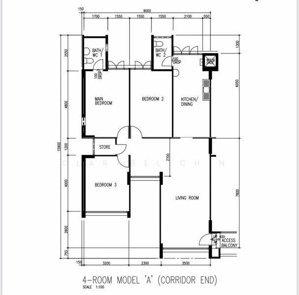 814 Tampines Street 81, 814 Tampines Street 81, Pasir Ris / Tampines, 3 Bedrooms, 1,130 sqft, HDB Flat For Rent, by Clarabel Chin, 25345699 - PropertyGuru.com.sg