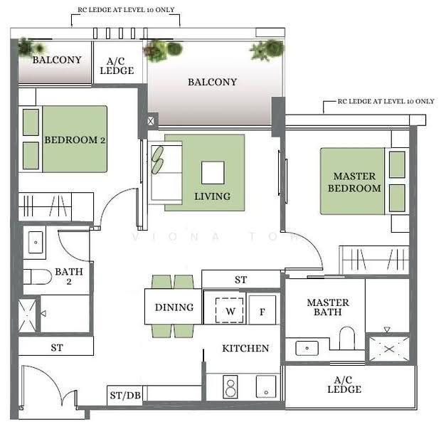 Botanique at Bartley, 233 Upper Paya Lebar Road, Hougang / Punggol / Sengkang, 2 Bedrooms, 732 sqft, Condominium For Sale, by Viona Toh, 25347083 - PropertyGuru.com.sg